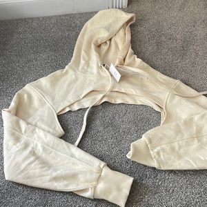 Zara cropped hoodie